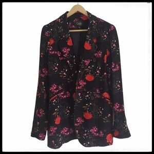 Dalia NWT Women's Floral Open Front Blazer Size S